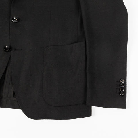 Tagliatore Textured Soft Constructed Black Blazer 3