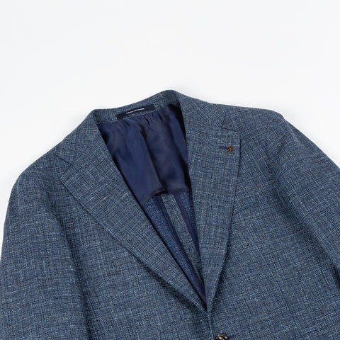 Tagliatore Textured Blue Summer Blazer 2