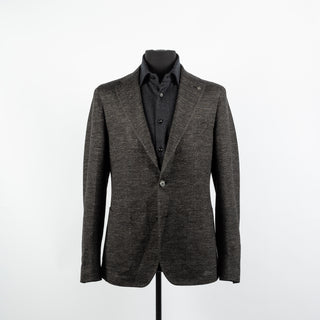 Tagliatore Textured Charcoal Summer Blazer 6