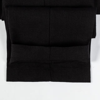 Informale Black T005 Linen Drawstring Trouser - Red, Linen, British - Alternate View