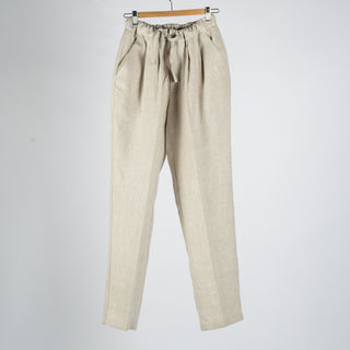 Informale Stone T005 Linen Drawstring Trouser 1