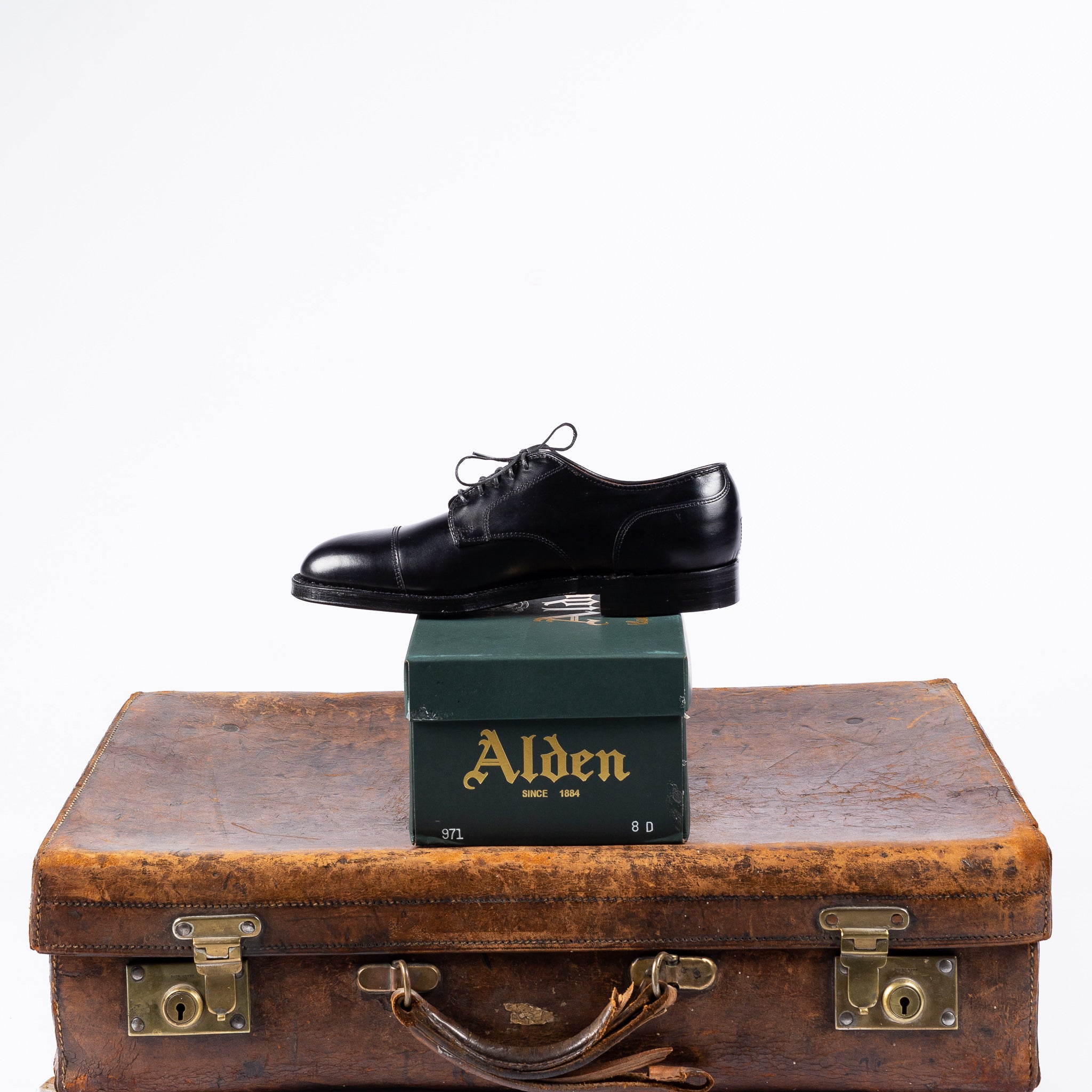971 Straight Tip Blucher (Black Calf) – Mr.Derk