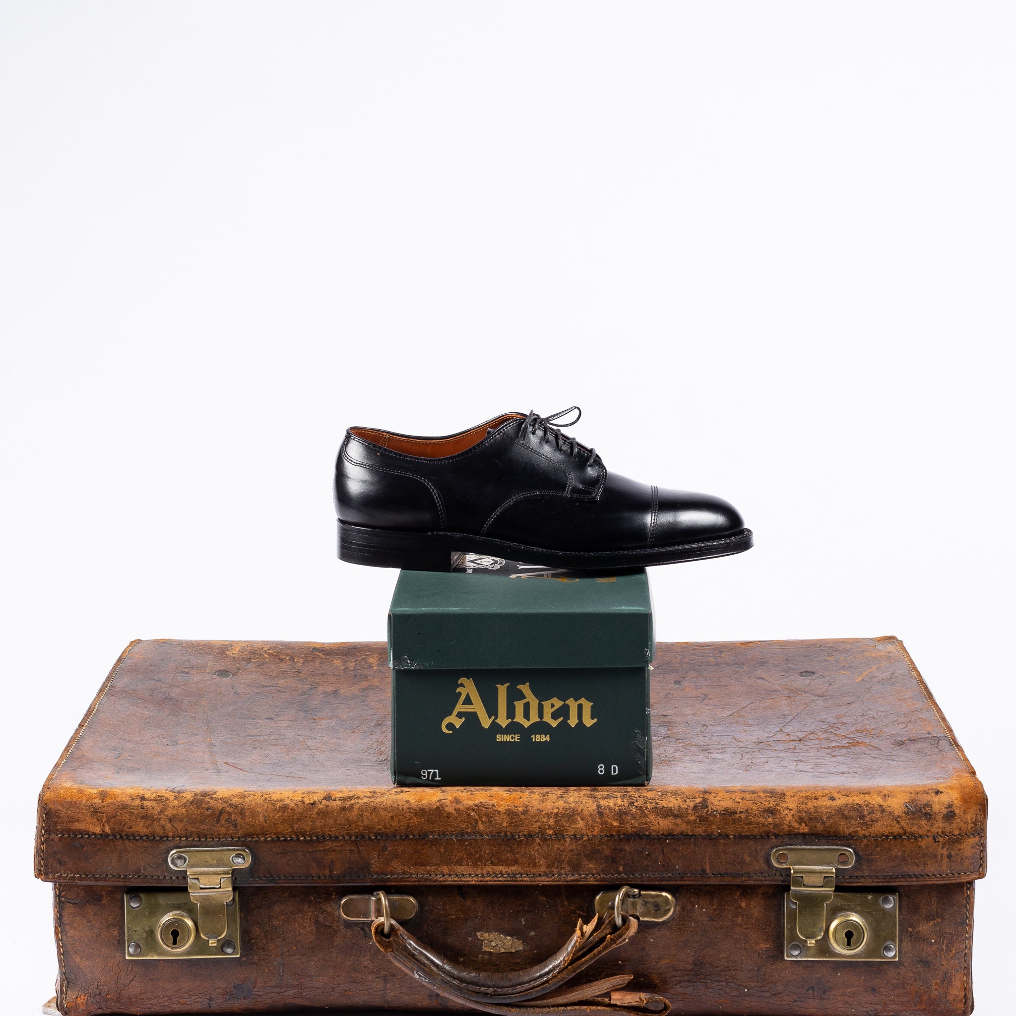 971 Straight Tip Blucher (Black Calf) – Mr.Derk