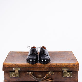 Alden 971 Straight Tip Blucher (Black Calf) - Leather - View 6