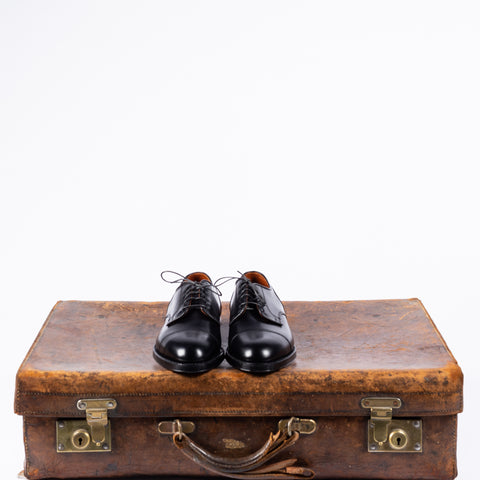 Alden 971 Straight Tip Blucher (Black Calf) - Leather - View 6