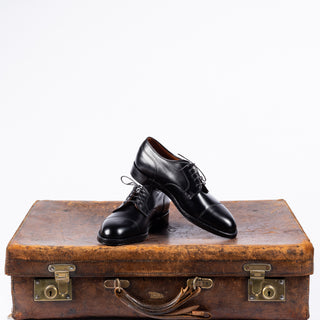 Alden 971 Straight Tip Blucher (Black Calf) - Leather - View 7