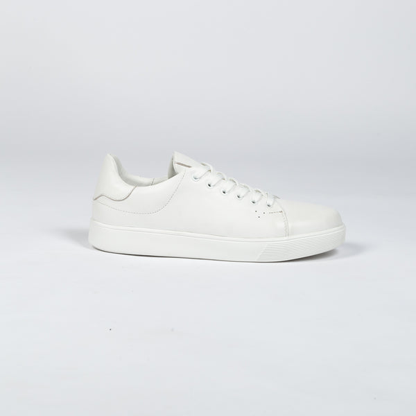 White Leather Sneaker
