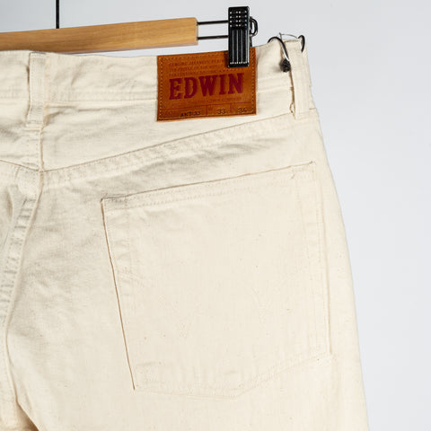 Edwin USA Akita Taper Écru 13.5oz Japanese Rainbow Selvage Denim 8