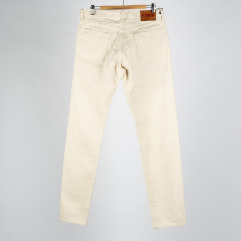 Edwin USA Akita Taper Écru 13.5oz Japanese Rainbow Selvage Denim 5