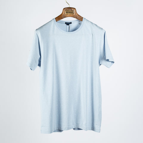 PYA Sky Blue Stretch Printed T-Shirt 1