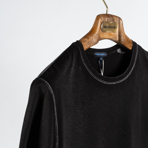 PYA Black Old Wash Stretch T-Shirt 3