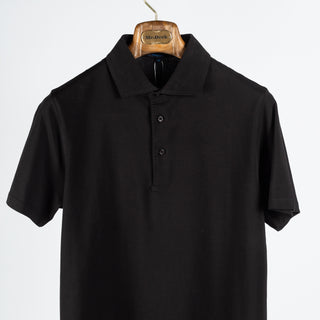 PYA Black Stretch Iconic Polo 5