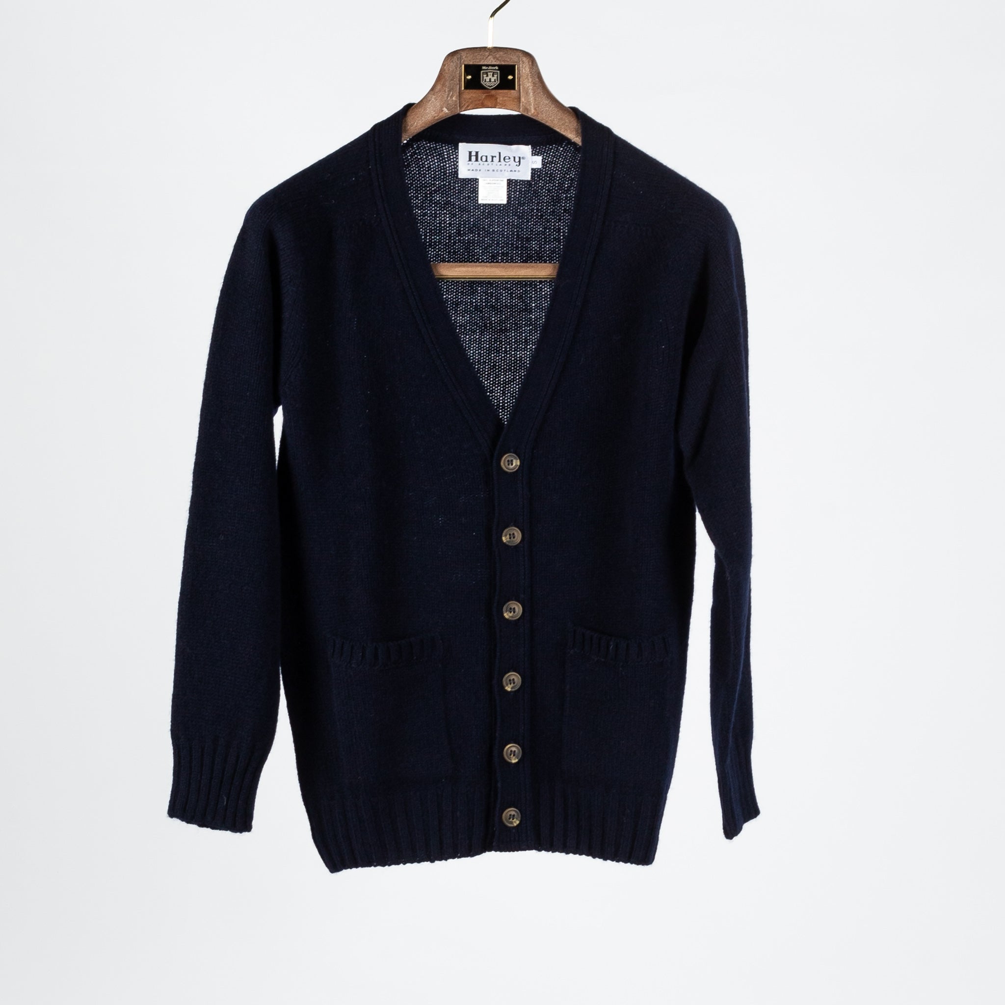 Navy Lambswool Knit Cardigan – Mr.Derk