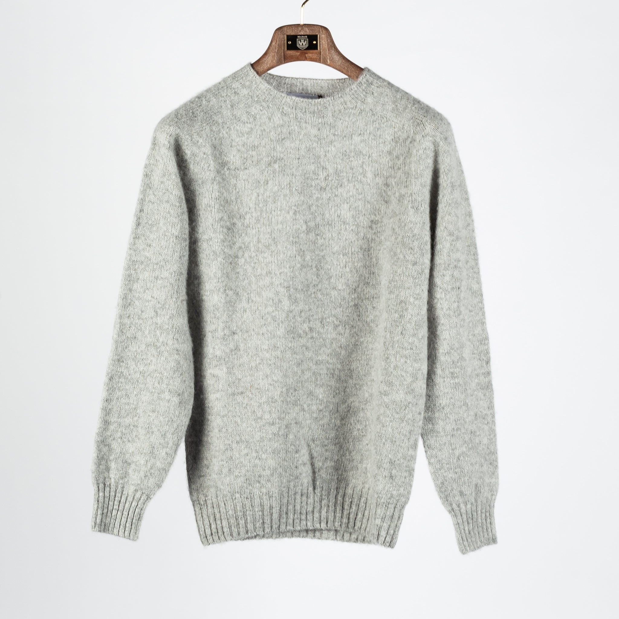 Light Grey Shaggy Crewneck Sweater – Mr.Derk