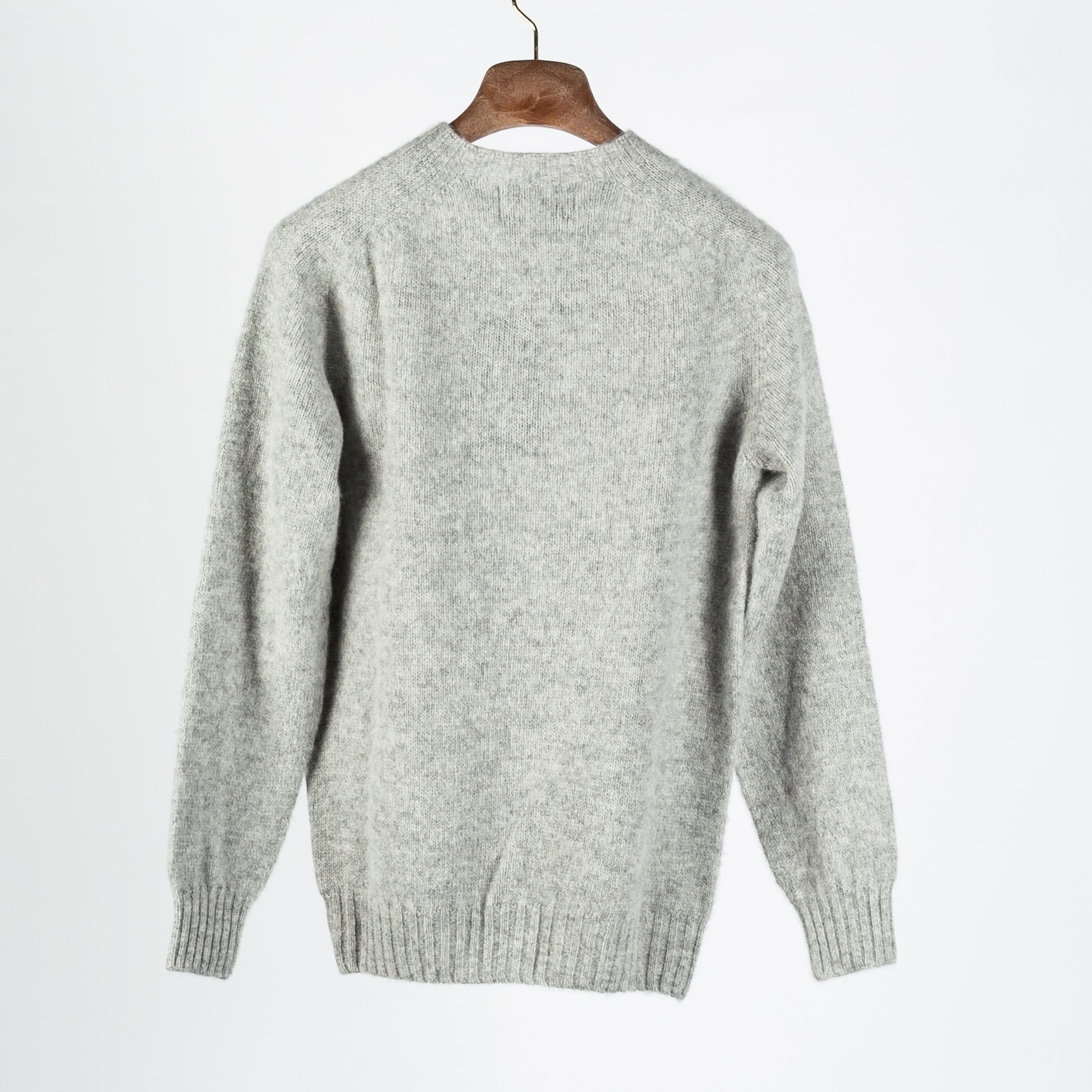 Light Grey Shaggy Crewneck Sweater – Mr.Derk