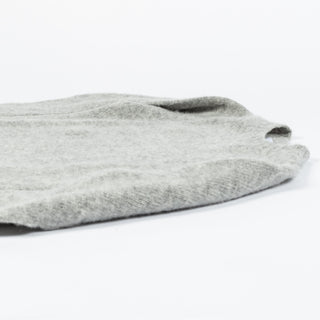 Harley Of Scotland Light Grey Shaggy Crewneck Sweater - Wool, Cashmere, Knit, Made In Scotland - View 8