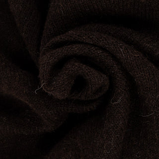 Harley Of Scotland Natural Black Saddle Shoulder Crewneck Sweater - Wool, Knit - Alternate View