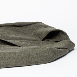 Latorre Moss Green Soft Construction Blazer - White, Wool, Tweed, Leather, Textured, Made In Italy - View 8