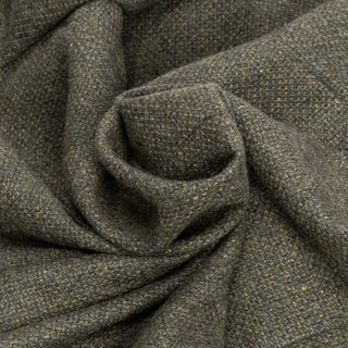 Latorre Moss Green Soft Construction Blazer - White, Wool, Tweed, Leather, Textured, Made In Italy - Alternate View