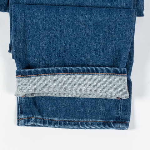AG Everett High Peaks Slim Straight Denim - Navy, Wool, Cotton, Merino, Modern Fit - Alternate View