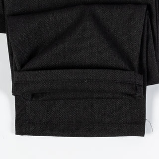 Alberto Textured Charcoal 1434 Pipe Ceramica Trousers - Polyester, Viscose, Stretch, Regular Fit - Alternate View