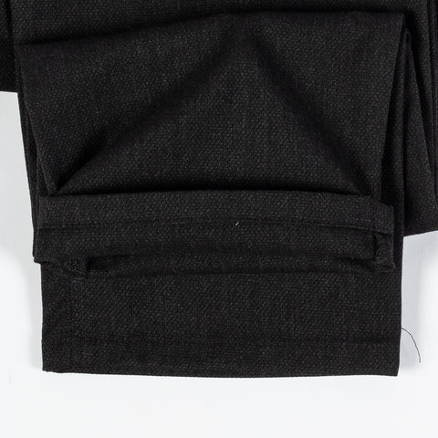 Alberto Textured Charcoal 1434 Pipe Ceramica Trousers - Polyester, Viscose, Stretch, Regular Fit - Alternate View