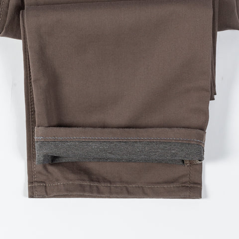 AG Tellis Faded Ashwood Performance Pant - Navy, Cotton, Denim, Oxford, Slim Fit, Knit - Alternate View