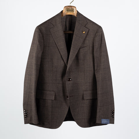 Latorre Brown Check Summer Suit 1