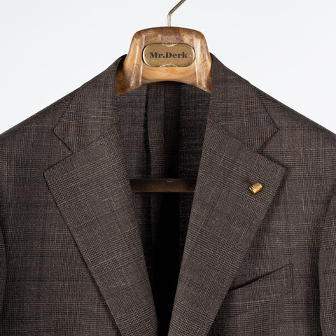 Latorre Brown Check Summer Suit 7