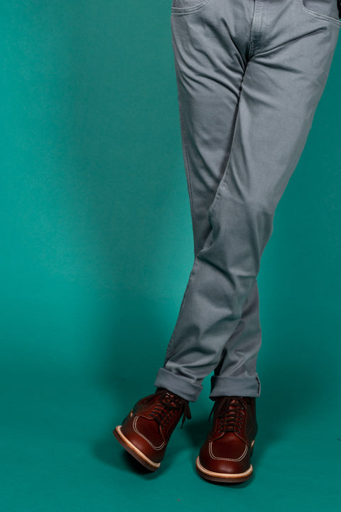 Re-Hash Grey Five Pocket Chinos 2