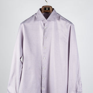 Stenstroms Red Checked Twill Shirt Dress Shirt - Cotton, Twill, Regular Fit - View 6