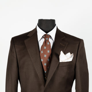 Empire Chocolate Brown 3pc Suit 4