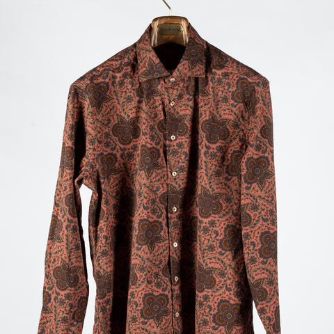 Stenstroms Rose Paisley Printed Dress Shirt 6