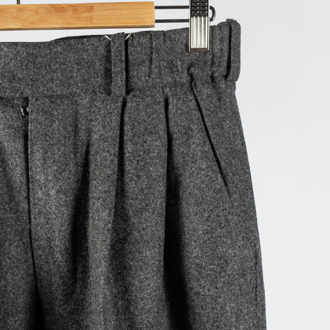 Informale Grey T010 Easy Trouser - Navy, Wool, Cotton, Merino, Relaxed Fit - View 5