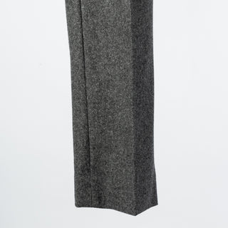 Informale Grey T010 Easy Trouser - Navy, Wool, Cotton, Merino, Relaxed Fit - View 7