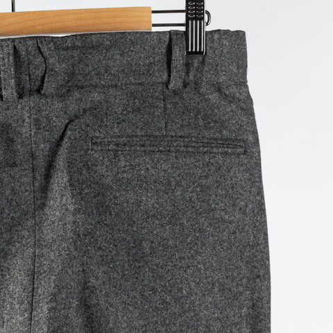 Informale Grey T010 Easy Trouser - Navy, Wool, Cotton, Merino, Relaxed Fit - View 9