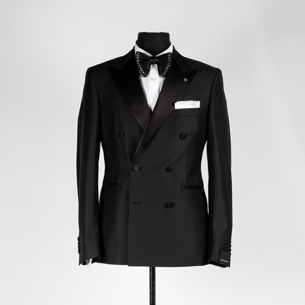 Black Double Breasted Tuxedo