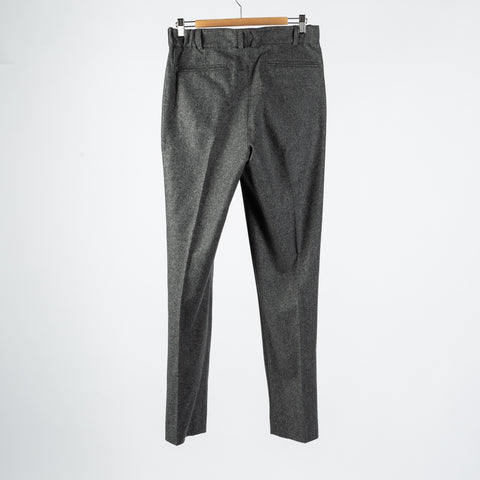 Informale Grey T010 Easy Trouser - Navy, Wool, Cotton, Merino, Relaxed Fit - View 6