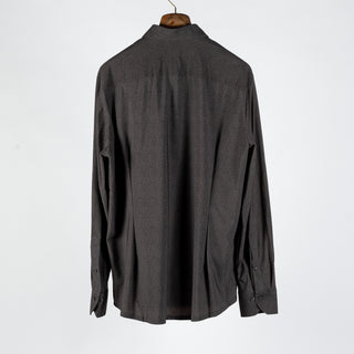 Stenstrom Charcoal Twill Jersey Dress Shirt 5