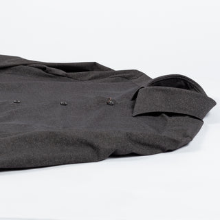 Stenstrom Charcoal Twill Jersey Dress Shirt 8