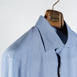 Stenstrom Blue Twill Jersey Dress Shirt 3