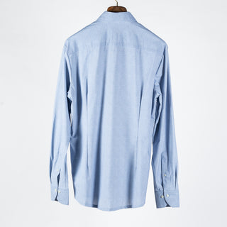 Stenstrom Blue Twill Jersey Dress Shirt 5