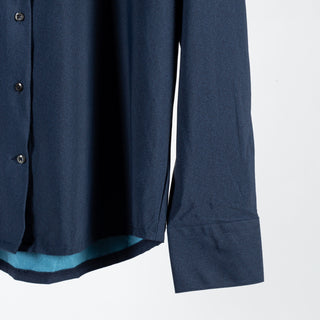 Stenstrom Navy Twill Jersey Dress Shirt 4
