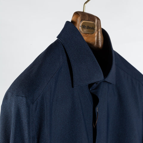 Stenstrom Navy Twill Jersey Dress Shirt 3