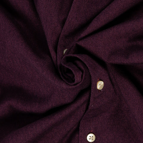 Stenstroms Dark Red Oxford Jersey Dress Shirt 2