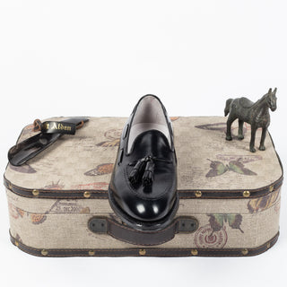 660 Black Calf Tassel Loafer - Mr.Derk