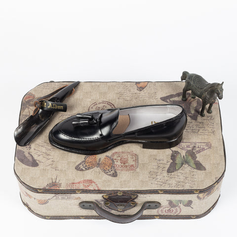 660 Black Calf Tassel Loafer - Mr.Derk