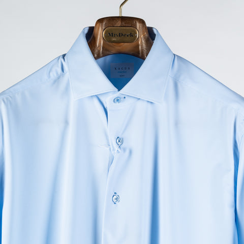 Xacus Sky Blue Active Dress Shirt w/ Matching Buttons FW25 6