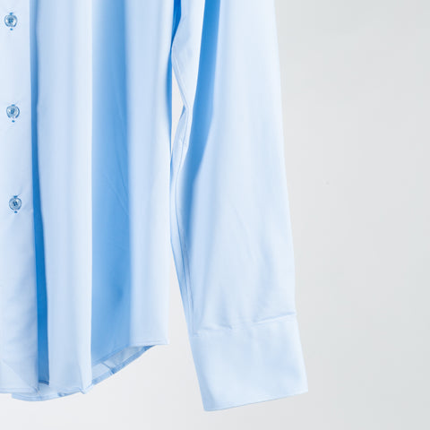 Xacus Sky Blue Active Dress Shirt w/ Matching Buttons FW25 3