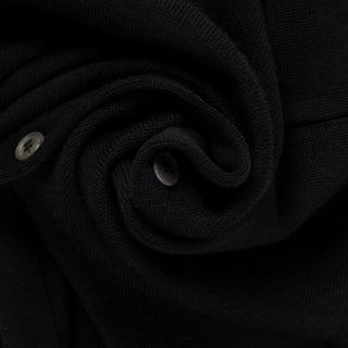 Gran Sasso Black 5 Button Wool Vest - Wool, Merino, Made In Italy - Alternate View
